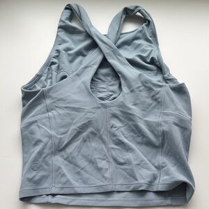 Lululemon Athletica Light Blue Cross-Back Top